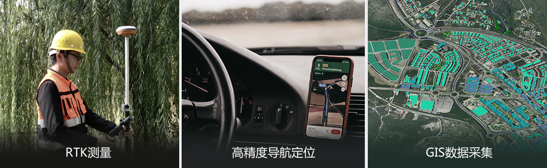 適用于RTK測量、高精度導航定位、GIS數(shù)據(jù)采集